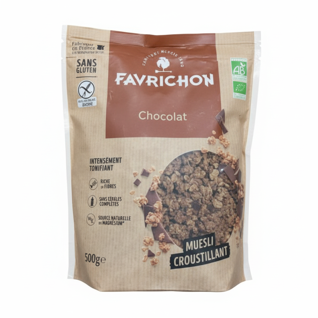 Favrichon -- Muesli croustillant chocolat - 500 g