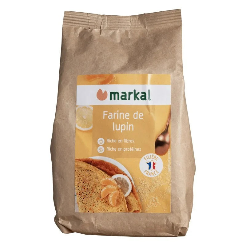 Markal -- Farine de lupin bio Vrac - 500 g