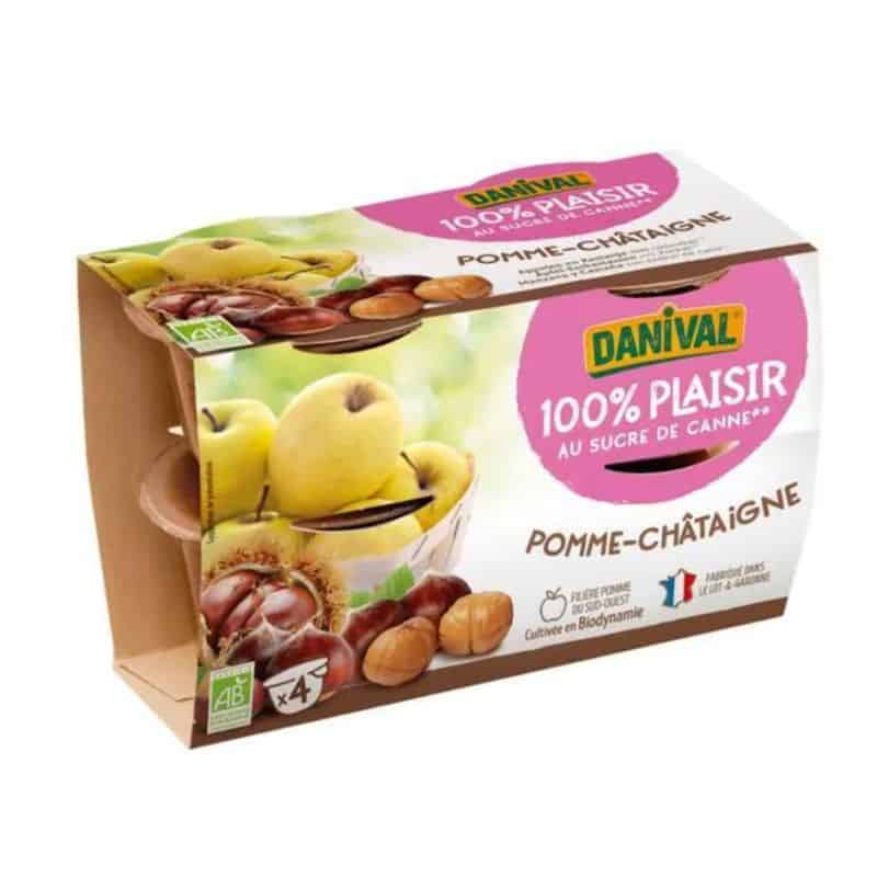 Dessert pomme chataigne 4x100 gr