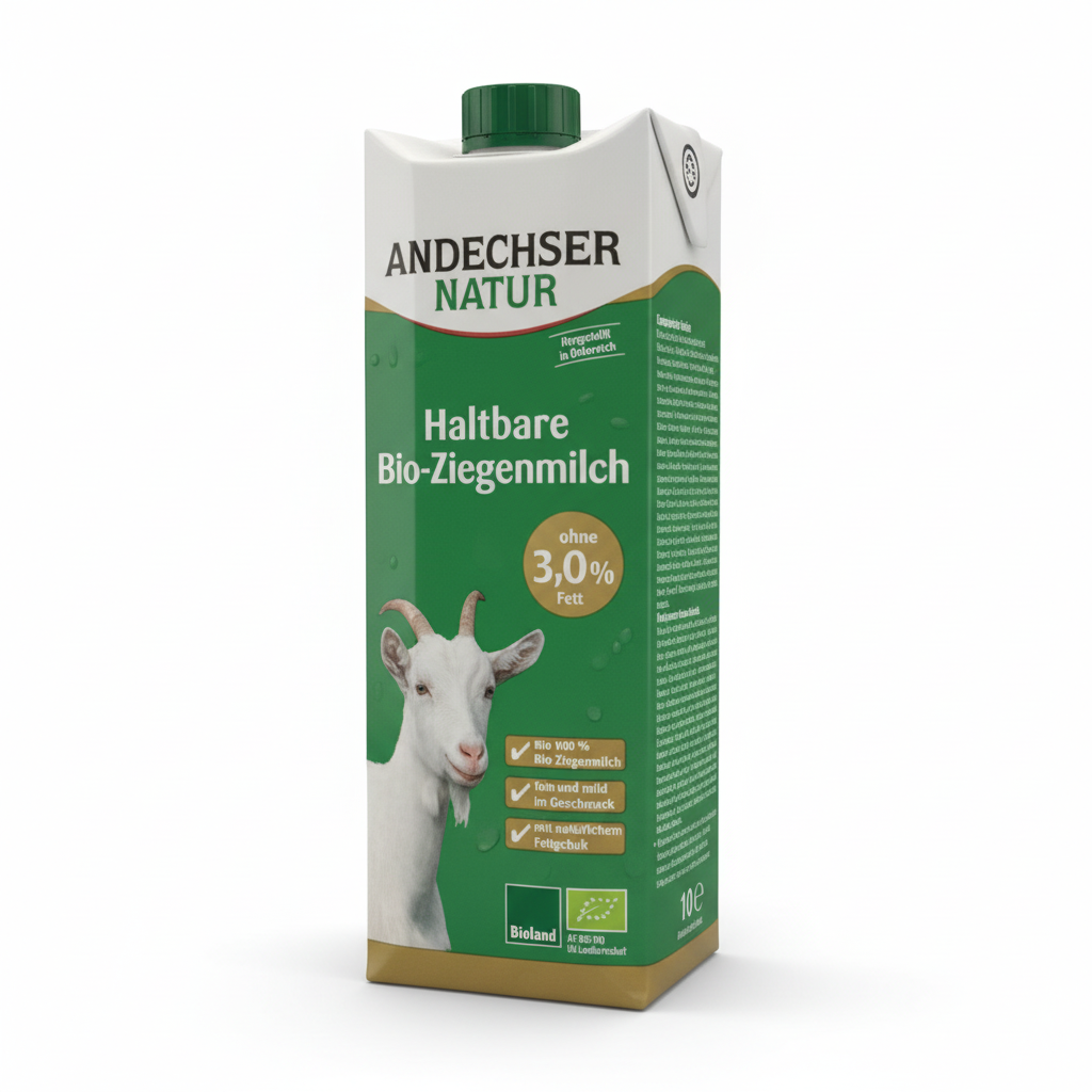 ANDECHSER -- Lait de chevre entier 3% m.g.