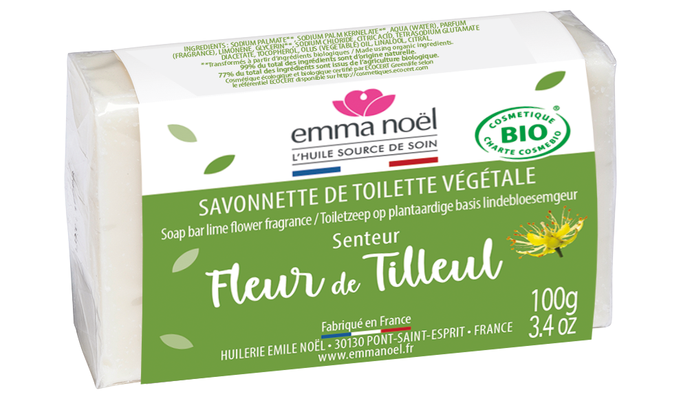 Emma Noël -- Savonnette tilleul bio - 100 g